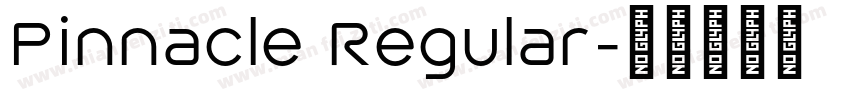 Pinnacle Regular字体转换